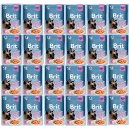 BRIT Premium Cat Delicate fillets in gravy z łososiem w sosie dla kotów sterelizowanych 24x85g