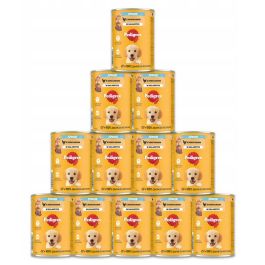 PEDIGREE Junior 12 x 400g mokra pełnoporcjowa karma dla dorastających psów z kurczakiem w galaretce