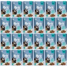BRIT Premium Cat Fillets in Gravy mokra karma z wołowiną dla kota 24x85 g