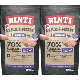 RINTI MAX-I-MUM Senior Chicken z kurczakiem dla starszych psów 2 x 12 kg