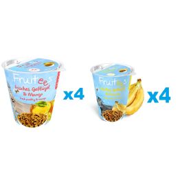 BOSCH Fruitees Drób i mango + Banan trenerki dla psa 8 x 200 g