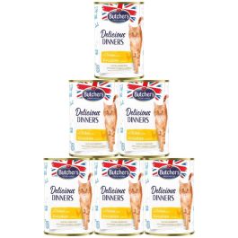 BUTCHER'S Delicious Dinners, karma dla kota, kawałki z kurczakiem w galaretce, 6 x 400g