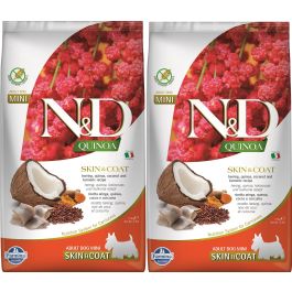 FARMINA N&D Quinoa Dog Skin&Coat Adult Mini herring, coconut śledź i kokos 2 x 2.5 kg