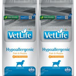 FARMINA Vet Life Hypoallergenic Fish & Potato karma dla psa z alergią 2 x 12 kg
