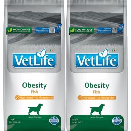 FARMINA Vet Life Obesity Fish karma dietetyczna dla dorosłych psów 2 x 12 kg