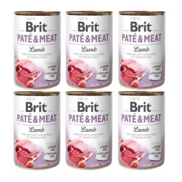 BRIT Pate&Meat lamb 6x400 g pasztet z jagnięciną dla psów