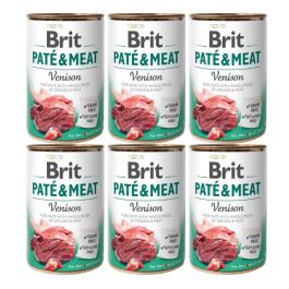 BRIT Pate&Meat venison 6x400 g pasztet z dziczyzną dla psa