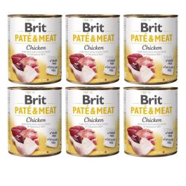 BRIT Pate&Meat chicken 6x800 g pasztet z kurczakiem dla psa
