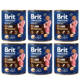 BRIT Premium by Nature 6x800 g jagnięcina i gryka naturalna karma dla psa