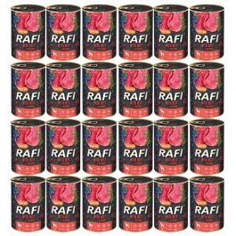 RAFI Beef z wołowiną 24x400 g mokra karma dla psa