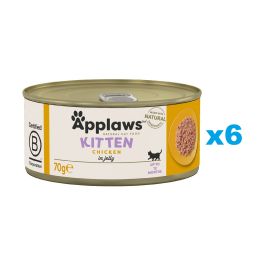APPLAWS Kitten Chicken Breast mokra karma dla kociąt kurczak w galaretce 6x70 g
