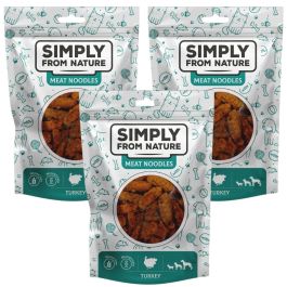 SIMPLY FROM NATURE Meat Noodles Mięsne kluski z indykiem dla psów 3x80 g
