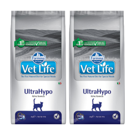 FARMINA Vet Life Cat Ultrahypo karma dla kotów z problemami z układem pokarmowym 2 x 10 kg