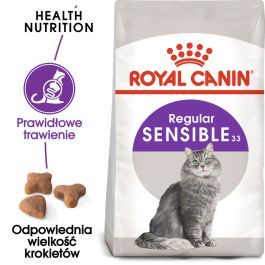ROYAL CANIN Sensible 33 karma sucha dla kotów dorosłych, o wrażliwym przewodzie pokarmowym 4 kg