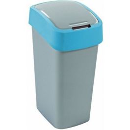 CURVER Kosz na śmieci "FLIP BIN" 45 l Srebrny/niebieski