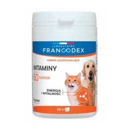 FRANCODEX Witaminy dla psów i kotów 60 tabletek