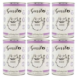 GUSSTO Cat Fresh Turkey & Duck mokra karma dla kotów indyk i kaczka 6x400 g