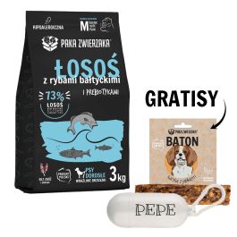 PAKA ZWIERZAKA Seventh Heaven Karma sucha Łosoś z rybami bałtyckimi M 3kg + woreczki i przysmak GRATIS