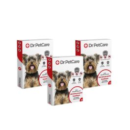 Dr PetCare MAX Biocide Collar Obroża na pchły i insekty dla psa rasy małej 38 cm 3 szt.