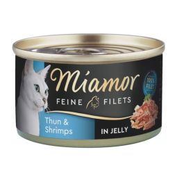 MIAMOR Feline Filets tuńczyk i krewetki w galaretce 100 g