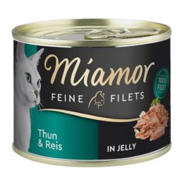 MIAMOR Feline Filets Tuńczyk i ryż w galaretce 185 g