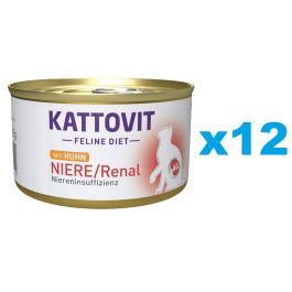 KATTOVIT Feline Diet Niere/Renal Chicken kurczak 12 x 85 g