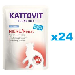 KATTOVIT Feline Diet Niere/Renal kaczka 24 x 85 g