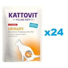 KATTOVIT Feline Diet Urinary cielęcina 24 x 85 g