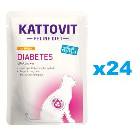KATTOVIT Feline Diet Diabetes Chicken kurczak 24 x 85 g