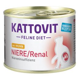 KATTOVIT Feline Diet Niere/Renal Kurczak 185 g