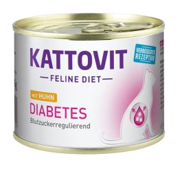 KATTOVIT Feline Diet Diabetes Kurczak 185 g