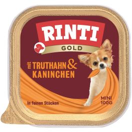 RINTI Gold Turkey&Rabbit Mini tacka indyk i królik 100 g