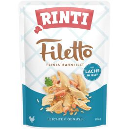 RINTI Filetto in Jelly Chicken&Salmon saszetka w galaretce kurczak i łosoś 100 g