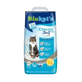 BIOKAT'S Classic 3w1 Fresh cotton blossom 10 l żwirek bentonitowy zapach bawełny