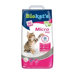 BIOKAT'S Micro Fresh 14 l drobny żwirek bentonitowy kwiatowy