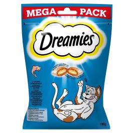 DREAMIES Mega Pack 180 g przysmak o smaku wybornego łososia dla kota