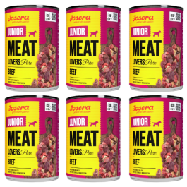 JOSERA Meat Lovers Junior Pure Wołowina dla szczeniąt 6x400g