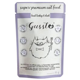 GUSSTO Cat Fresh Turkey & Duck mokra karma dla kotów indyk i kaczka 85 g