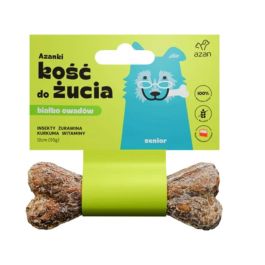 AZANKI Kość z insektami dla starszego psa Senior 12cm