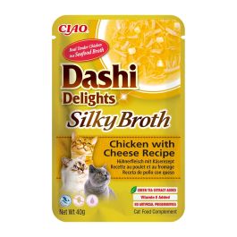 INABA Cat Dashi Delights Silky Broth Kurczak i ser 40g