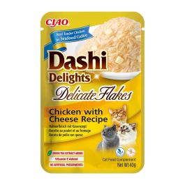 INABA Cat Dashi Delights Delicate Flakes Kurczak i ser 40g