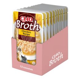 INABA CIAO Broth Bulion z kurczakiem dla kotów 12x40 g