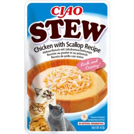 INABA CIAO Stew Potrawka z kurczaka i przegrzebkami 40g