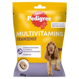 PEDIGREE Multivitamins Trawienie karma uzupełniająca na trawienie dla dorosłych psów smak kurczaka 180 g