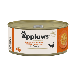 APPLAWS Cat Adult Chicken Breast with Pumpkin in Broth pierś z kurczaka i dynia w bulionie 156 g