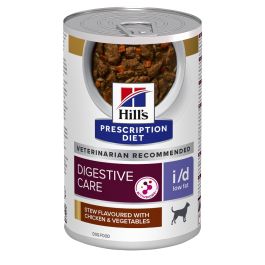 HILL'S Prescription Diet Canine i/d Low Fat Digestive Care Stew z kurczakiem i warzywami 354 g w puszce