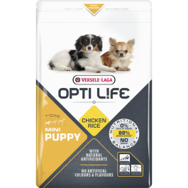 VERSELE-LAGA Opti Life Puppy Mini dla szczeniąt ras małych i miniaturowych Drób 2,5 kg