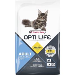 VERSELE-LAGA Opti Life Cat Sterlised/Light Chicken 7.5 kg dla kotów sterylizowanych