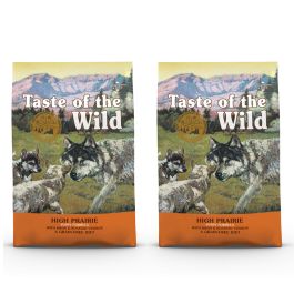 TASTE OF THE WILD High Prairie Puppy 24.4 kg (2 x 12,2 kg) z bizonem i pieczonym jeleniem