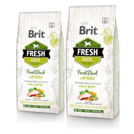 BRIT Fresh duck with millet active run & work 24 kg (2 x 12 kg)